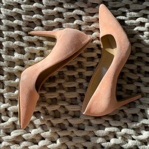 Like new Pink Suede Pumps - Ann Taylor